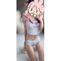 晚晚蓝色花边纯棉白色内内